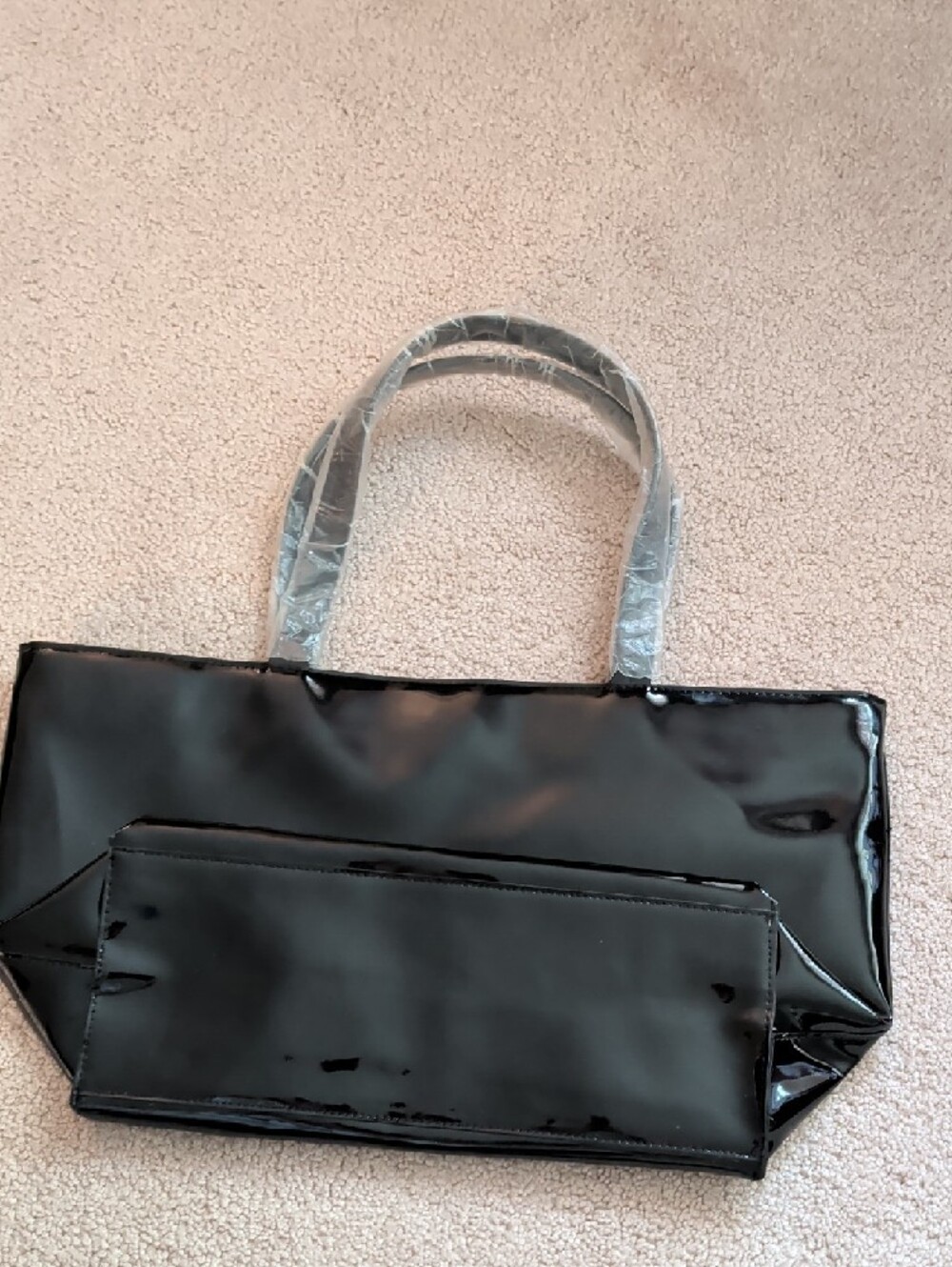 Givenchy Black Patent Tote with Gloss Finish - Picture 3 of 6